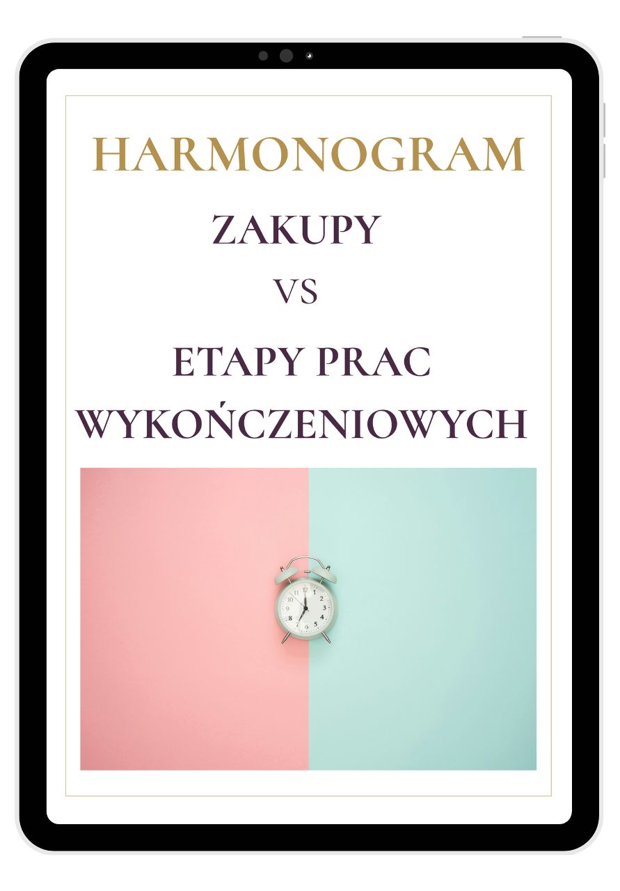 harmonogram prac wykończeniowych